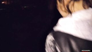 Quick Teen Fuck POV in Public Place – Cum Walk in Panties! Mihanika from Michaelfrost.