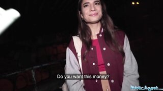 Public Agent Fucking Hot French Model in Public Outdoors Porn Video