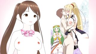 Animation alert! Hentai VTuber challenges viewer to stay arousal-free while watching uncensored porn. Explicit Joi action awaits!