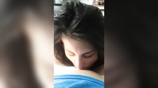 In this HD video, a mature brunette woman enjoys a sensual lesbian encounter as her partner eagerly licks her smooth pussy.