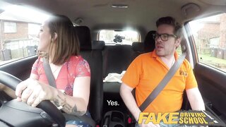 Hot Fake Driving School big tits Spanish sex with blowjob,spanish,big tits,tit fuck and more on XXXBP