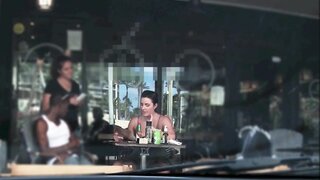 Cheating wife flaunts her hairy pussy in a cafe while getting upskirt shots and enjoying anal pleasure with a big black cock. Xxxbp.