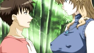 In this tantalizing preview, two girls indulge in a sensual 2 on 1 encounter, showcasing their ample 18+ breasts in an English dubbed hentai video.