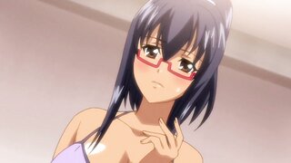 In this erotic video preview, a Japanese cartoon depicts a deep throat action and a creampie session.
